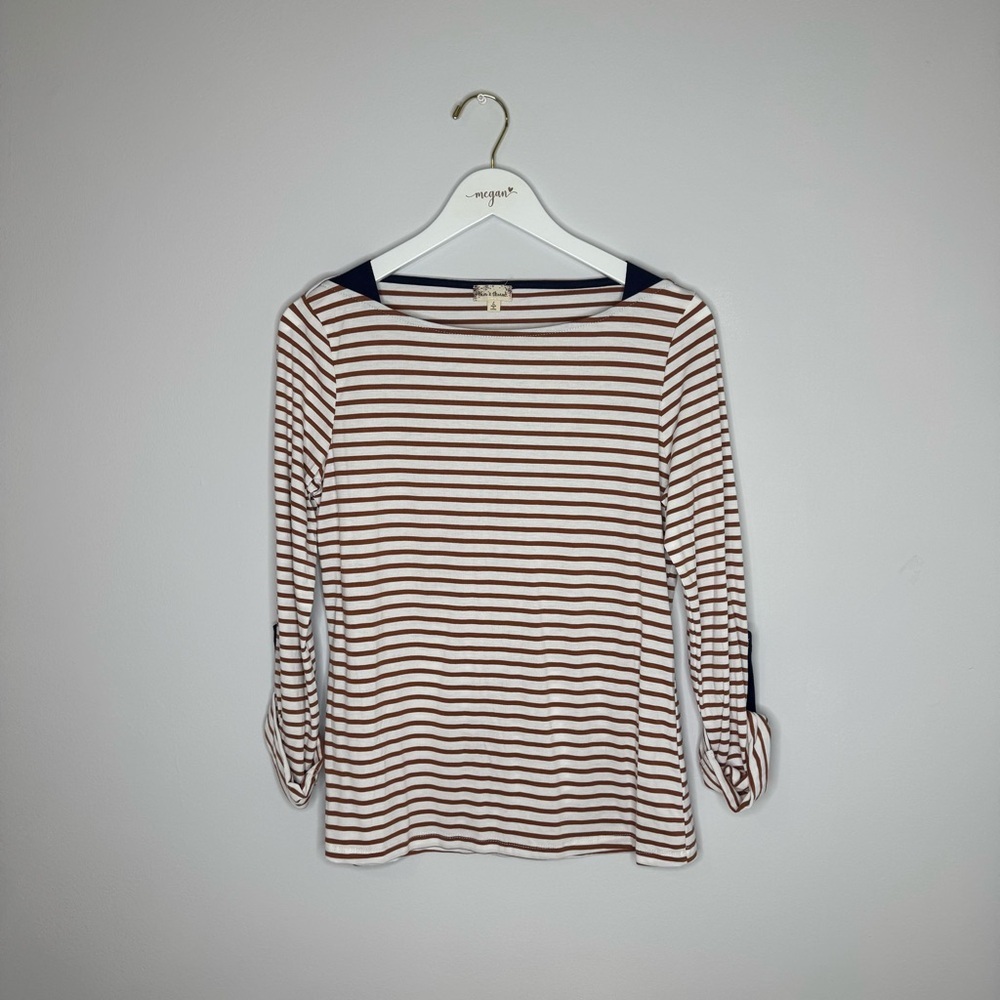 Hem & Thread | Striped Women's Top | Size Large